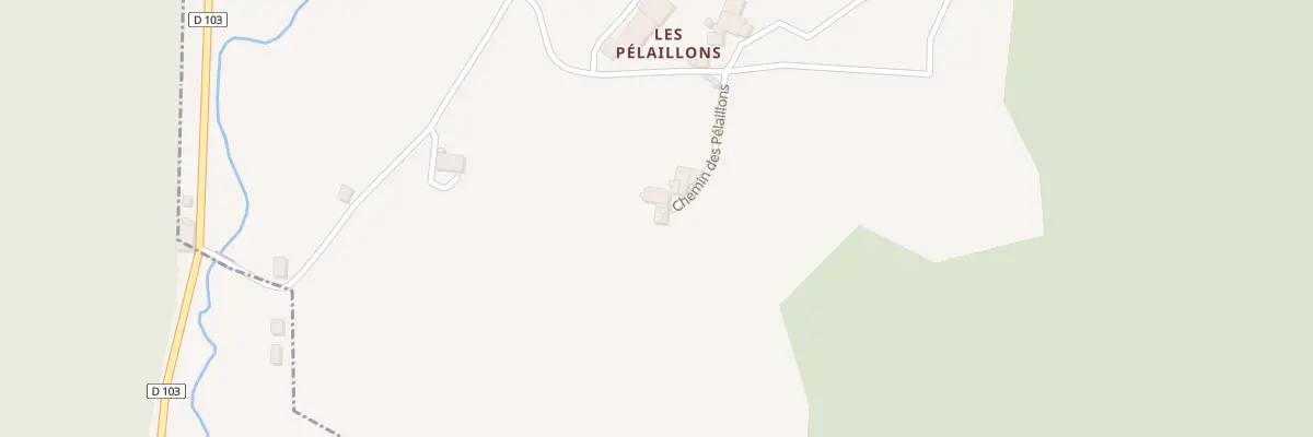 Plan du 315 Che des Pelaillons à Saint-Martin-en-Vercors