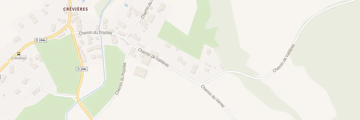Plan du 5420 Crevieres à Arandon-Passins