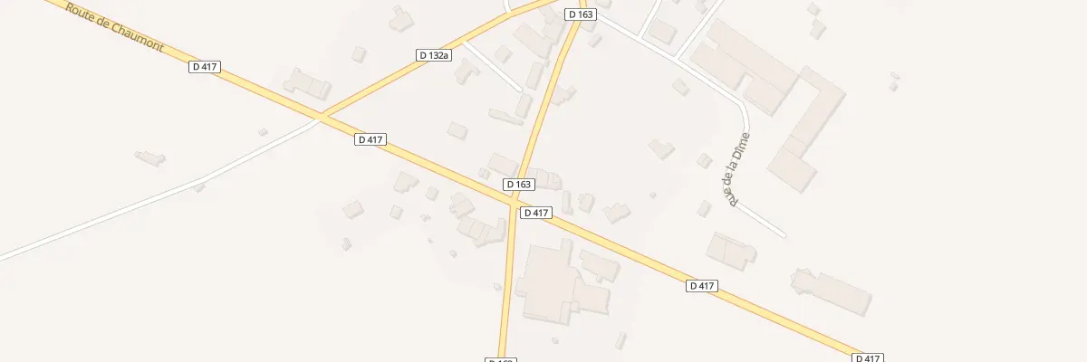Plan du 10 Rte de Chaumont à Is-en-Bassigny