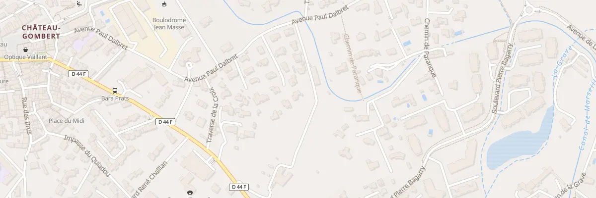 Plan du 50 Av Paul Dalbret à Marseille 13e Arrondissement