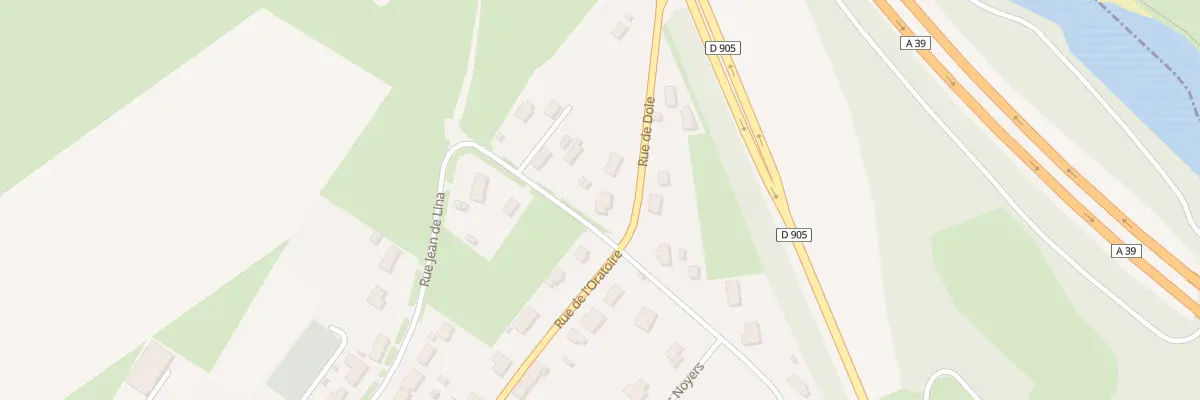 Plan du 8 Rue de Dole à Gevry