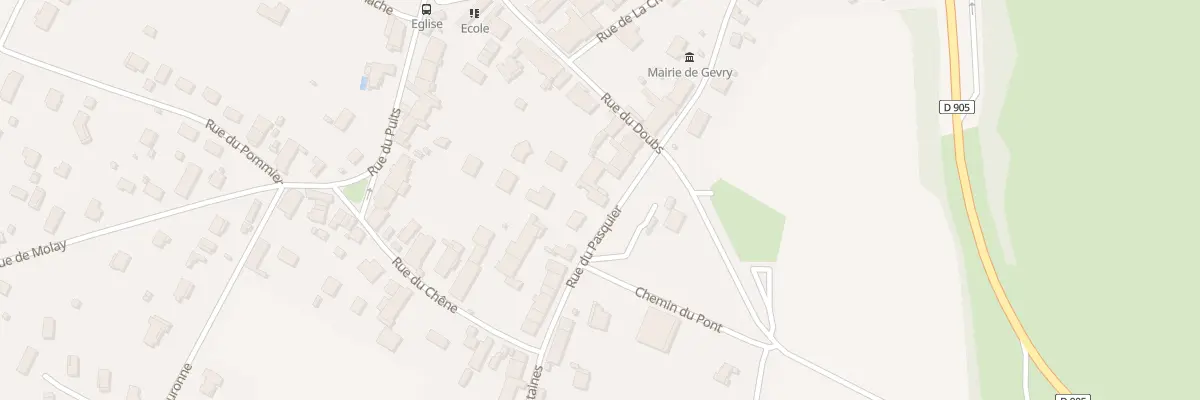 Plan du 8 Rue du Pasquier à Gevry