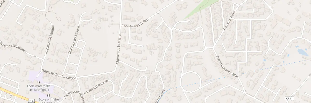 Plan du 5020F Che de la Mare à Marseille 13e Arrondissement