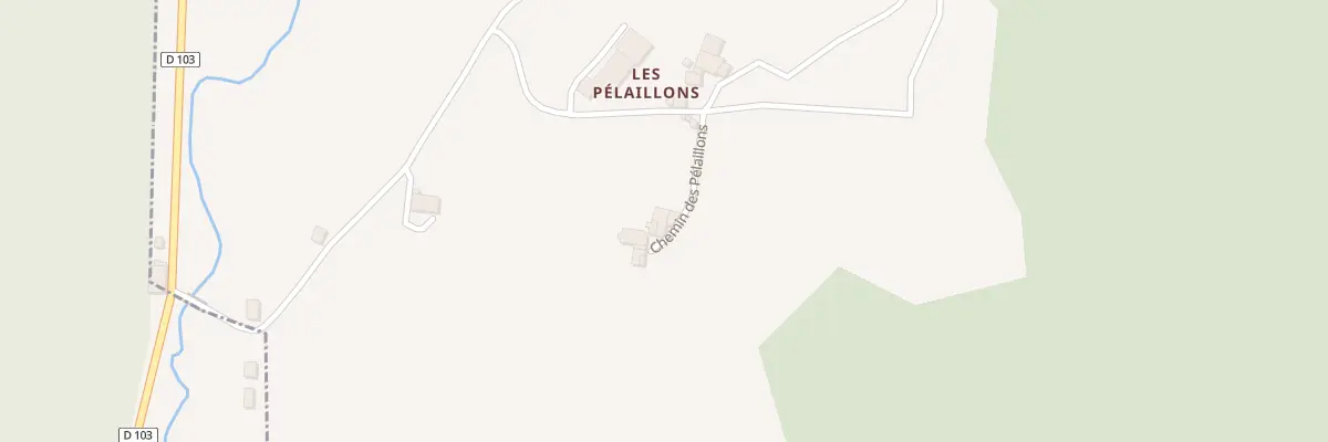Plan du 290 Che des Pelaillons à Saint-Martin-en-Vercors