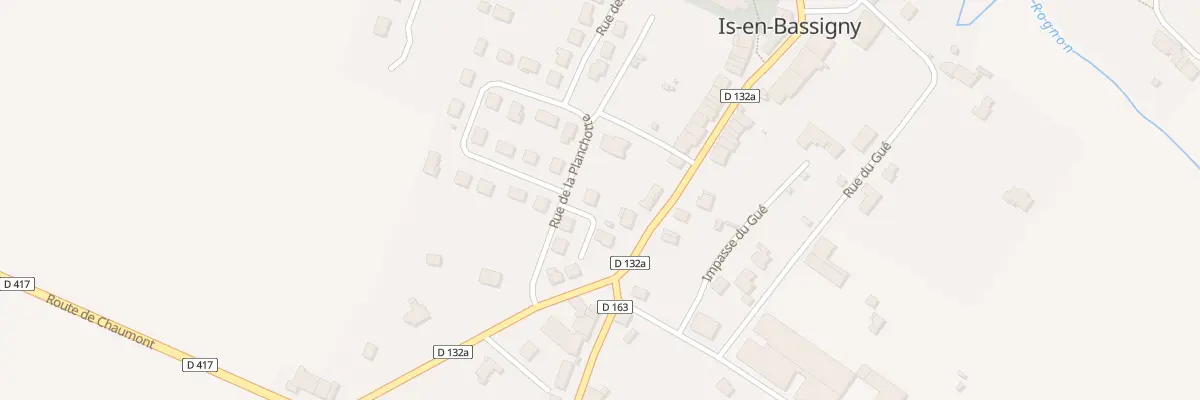 Plan du 14 Rue de la Planchotte à Is-en-Bassigny