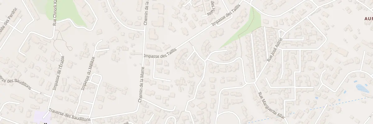 Plan du 161 Le Mont Riant à Marseille 13e Arrondissement