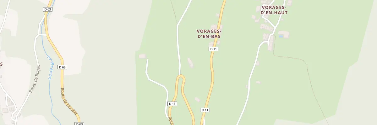 Plan du 9001 Au Platre à Saint-Rambert-en-Bugey