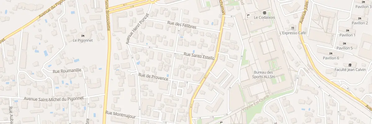 Plan du 16 Rue Santo Estello à Aix-en-Provence