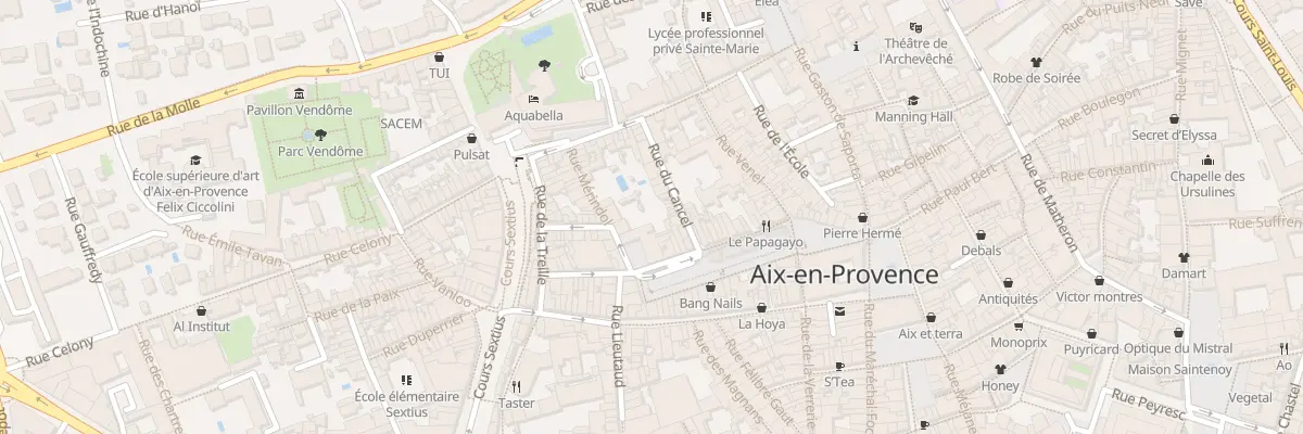 Plan du 8 Rue Mérindol à Aix-en-Provence
