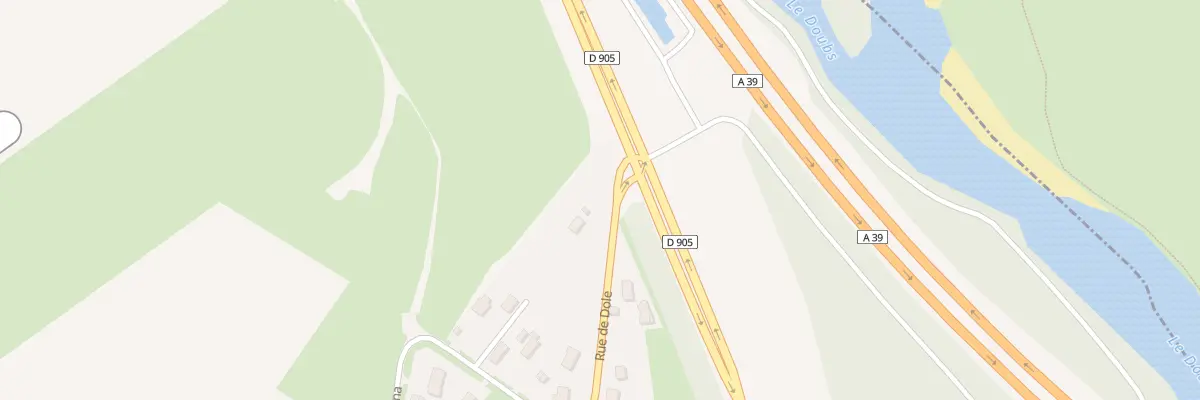 Plan du 2 Rue de Dole à Gevry