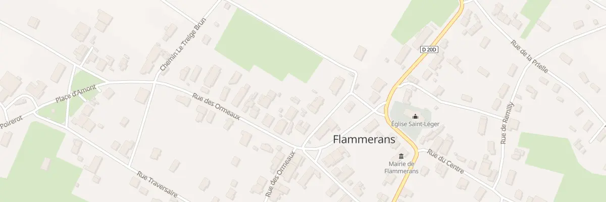 Plan du 8 Rue de Bermond à Flammerans