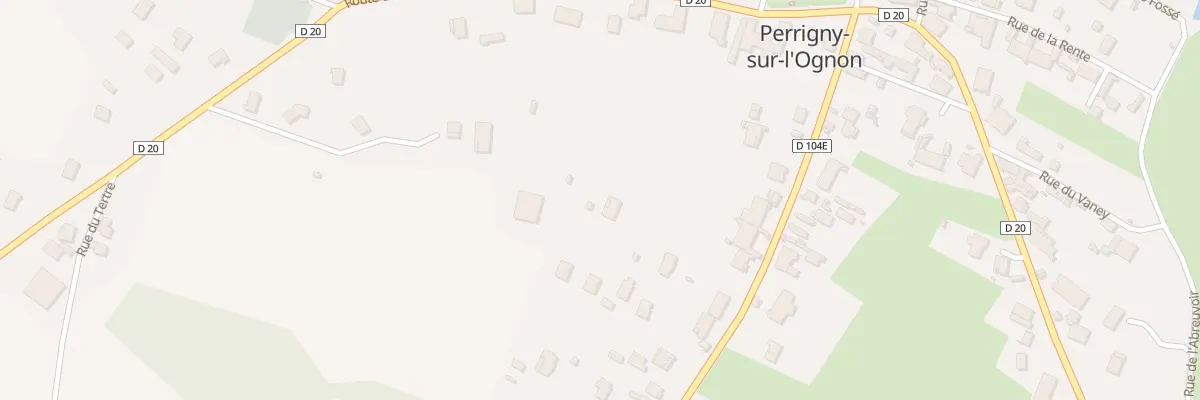 Plan du 16 Rte de Vielverge à Perrigny-sur-l’Ognon