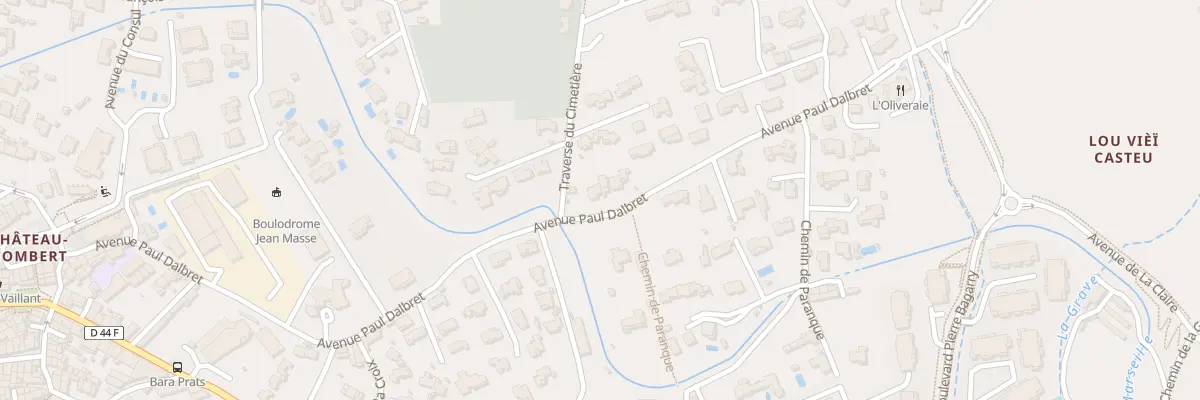 Plan du 5001F Av Paul Dalbret à Marseille 13e Arrondissement