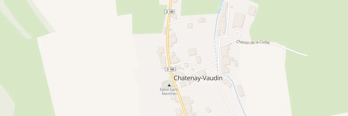 Plan du 1 Rue de la Fontaine à Chatenay-Vaudin
