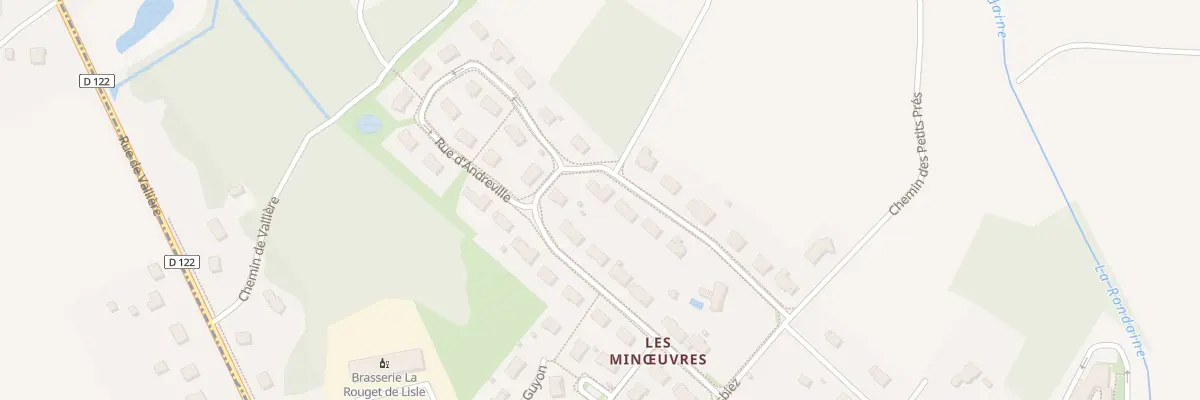 Plan du 17 Rue d’Andreville à Bletterans