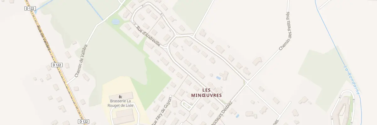 Plan du 11 Rue d’Andreville à Bletterans