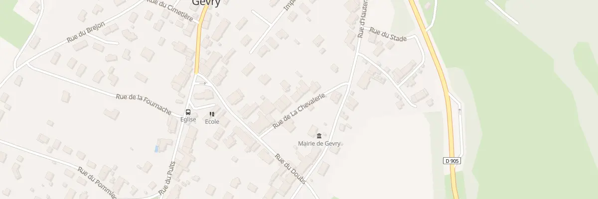 Plan du 12 Rue de la Chevalerie à Gevry