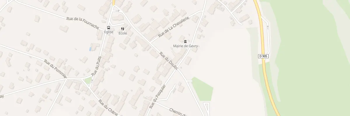 Plan du 20 Rue d’Hauterive à Gevry