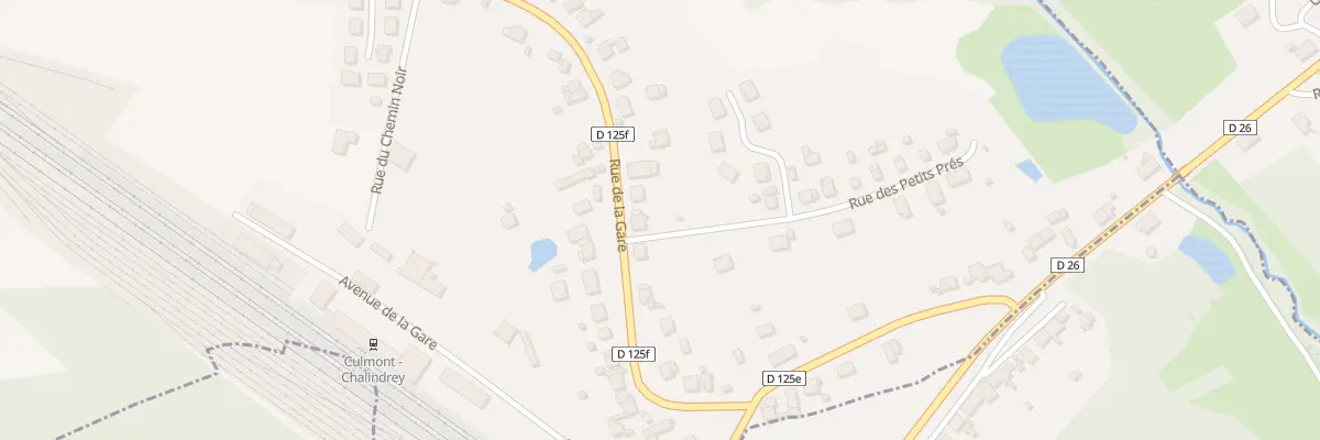 Plan du 35 Rue de la Gare à Culmont