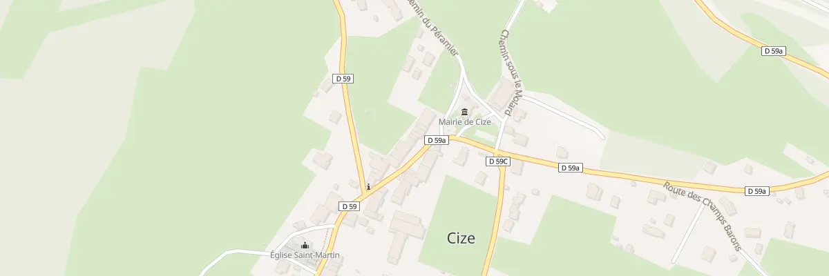 Plan du 6 Rue Principale à Cize