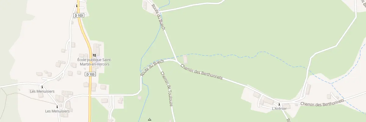Plan du 335 Rte du Buech à Saint-Martin-en-Vercors