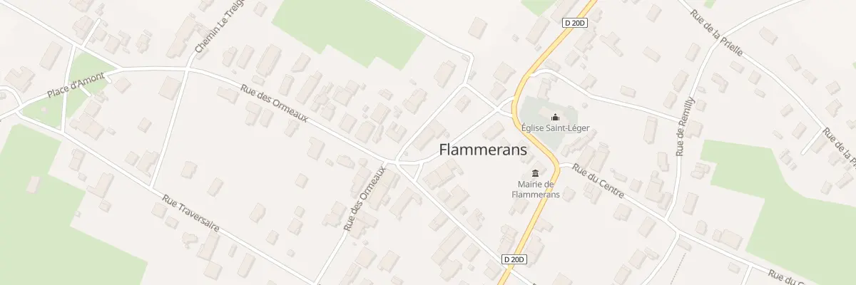 Plan du 6 Rue Devant l’Eglise à Flammerans