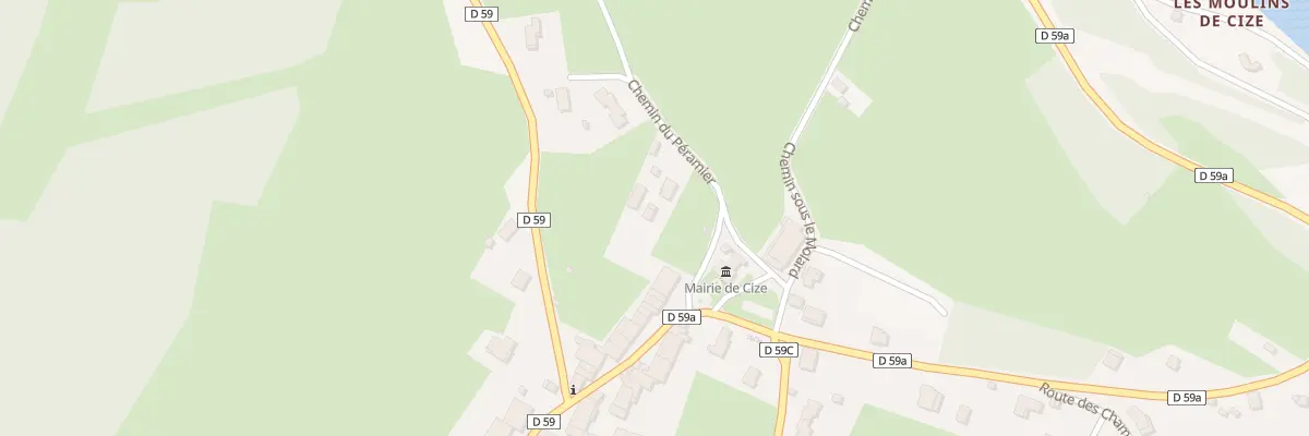 Plan du 3 Che du Peramier à Cize