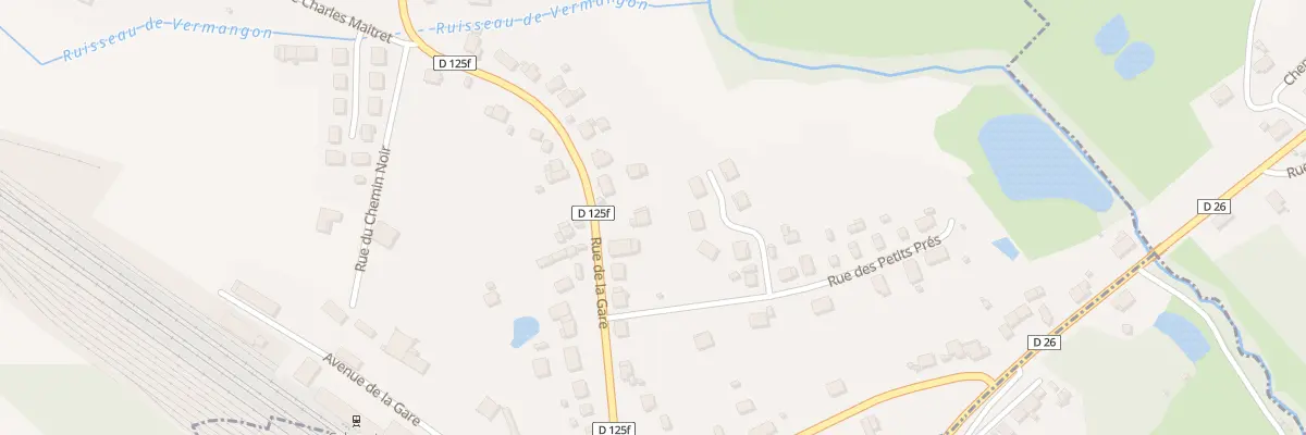 Plan du 29 Rue de la Gare à Culmont