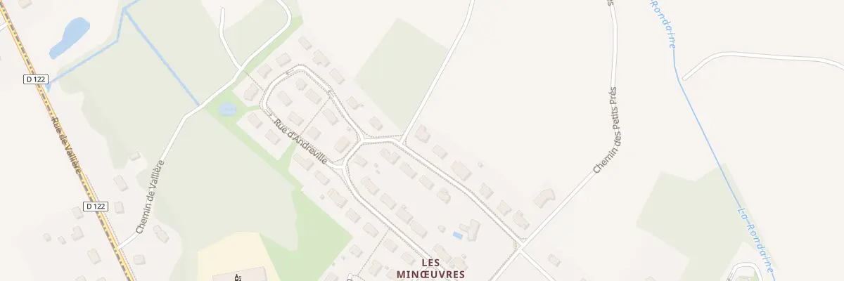 Plan du 20 Rue d’Andreville à Bletterans