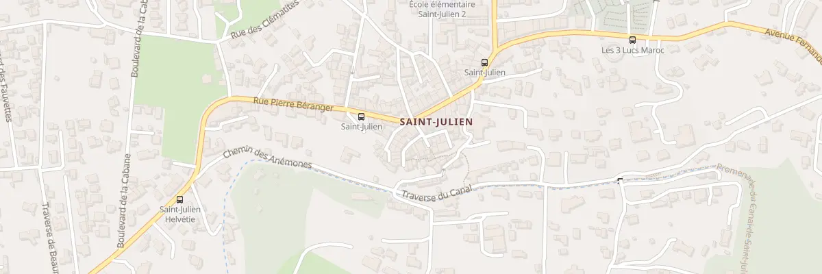 Plan du 2 Imp de la Vallee à Marseille 12e Arrondissement