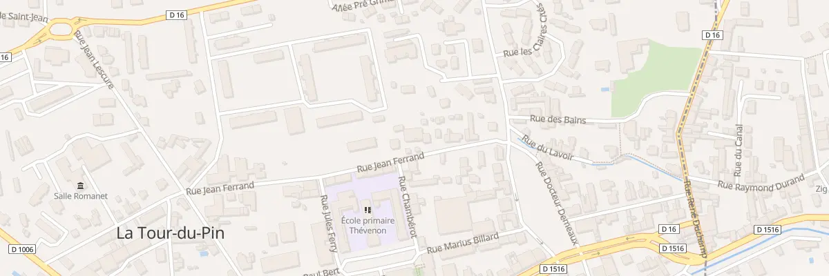 Plan du 29 Rue Jean Ferrand à La Tour-du-Pin