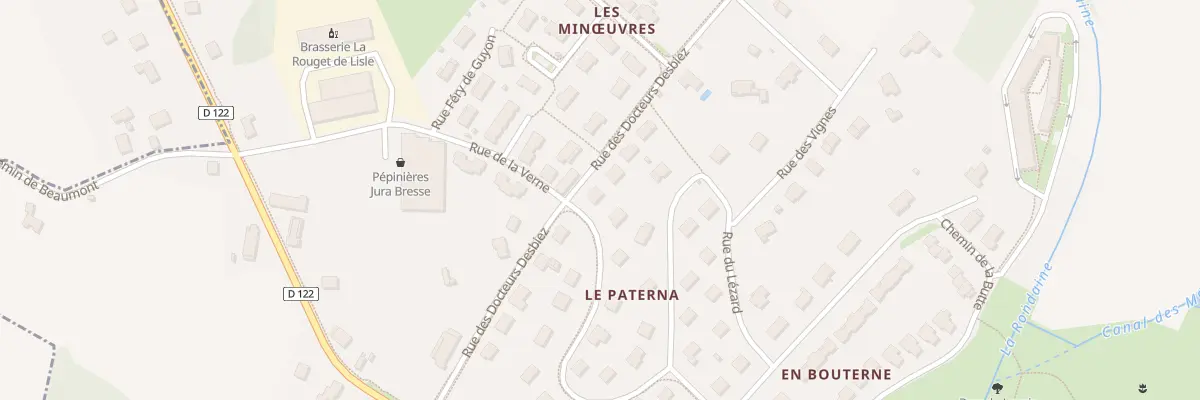 Plan du 17 Rue du Docteur Chevrot à Bletterans