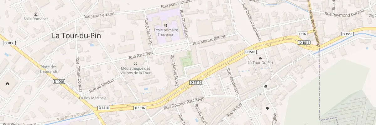 Plan du 4 Rue Marius Souvy à La Tour-du-Pin