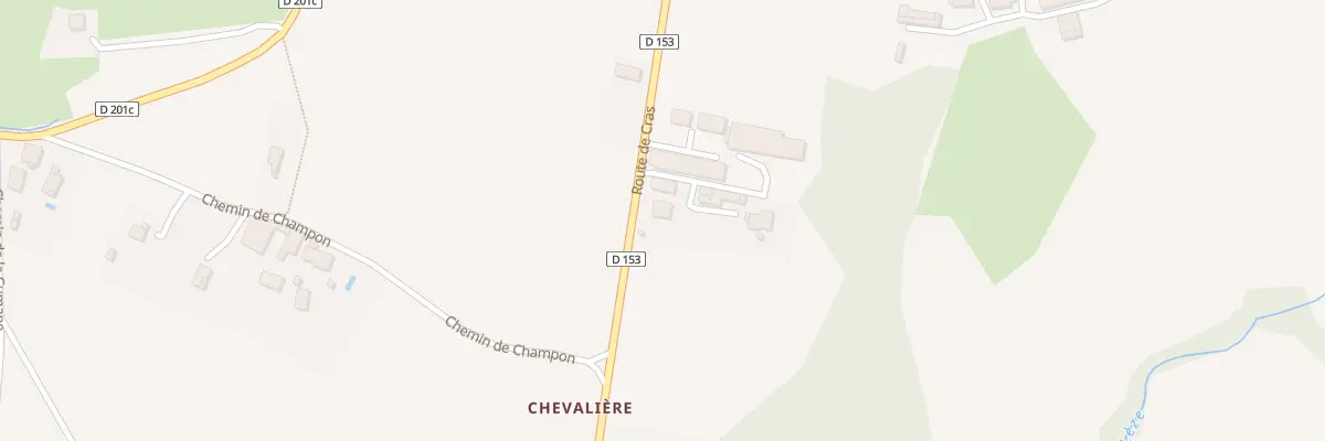 Plan du 1306 Rte de Cras à Chantesse