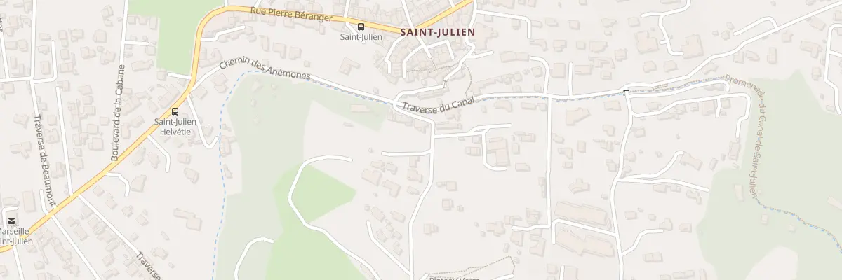 Plan du 111 Che des Anemones à Marseille 12e Arrondissement