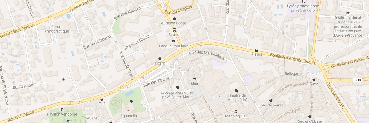 Plan du 3 Rue Jacques de Laroque à Aix-en-Provence