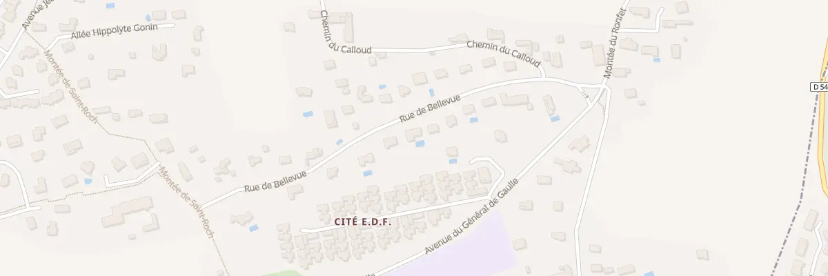 Plan du 11 Rue de Belle Vue à La Tour-du-Pin