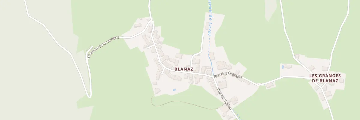 Plan du 16 Rue Louis Marie Bourbon à Saint-Rambert-en-Bugey