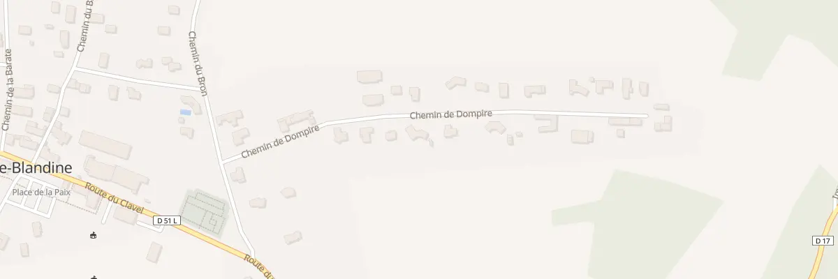 Plan du 26 Che de Dompire à Sainte-Blandine