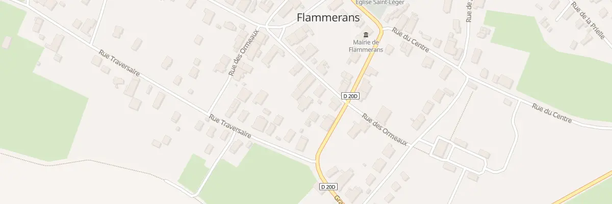 Plan du 4 Grande Rue à Flammerans
