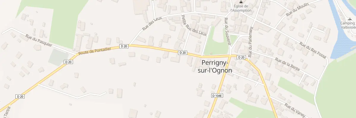 Plan du 11 Rte de Pontailler à Perrigny-sur-l’Ognon