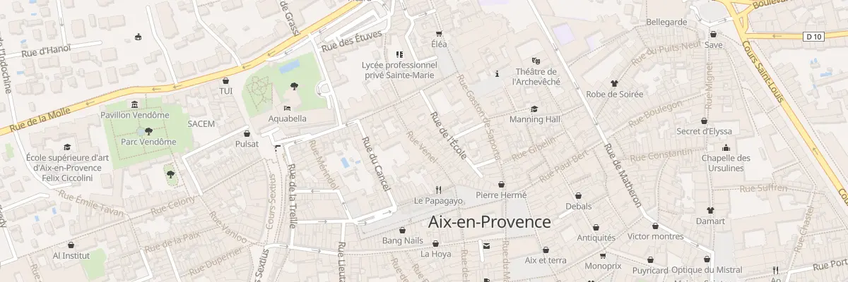 Plan du 24 Rue Venel à Aix-en-Provence