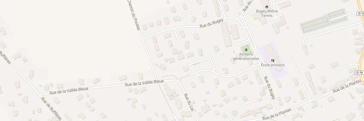 Plan du 8C Rue de la Vallée Bleue à Serrières-de-Briord