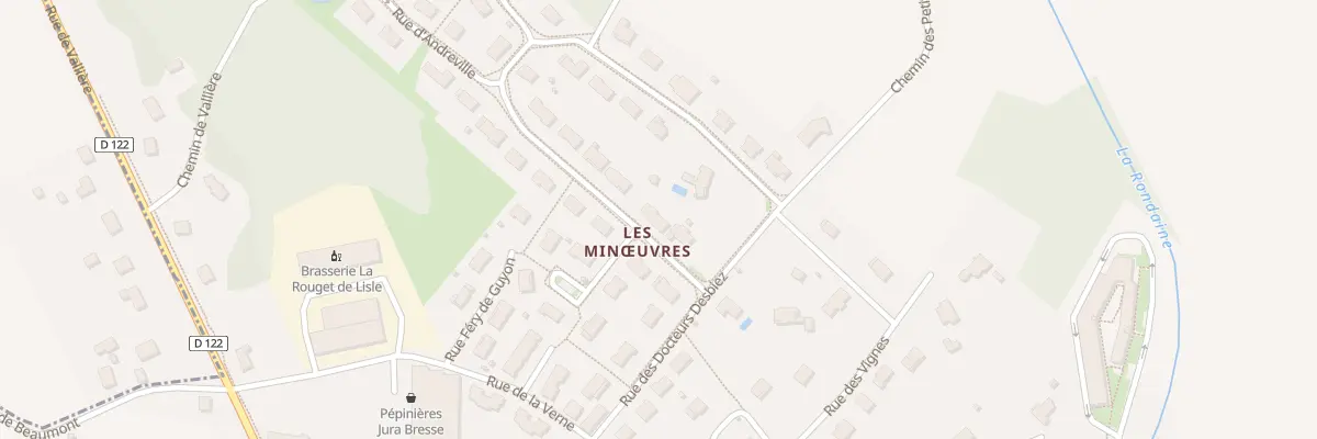 Plan du 5 Rue d’Andreville à Bletterans