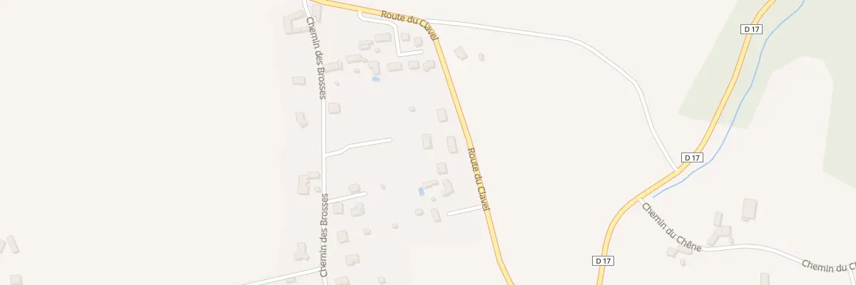 Plan du 66 Rte du Clavel à Sainte-Blandine