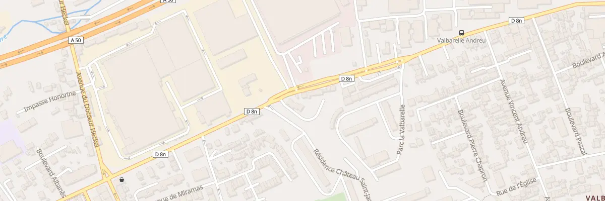 Plan du 64B Bd de la Valbarelle à Marseille 11e Arrondissement
