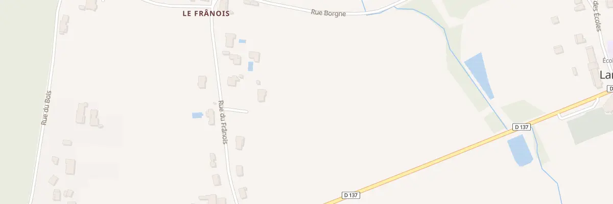 Plan du 38 Rue du Franois à Larnaud