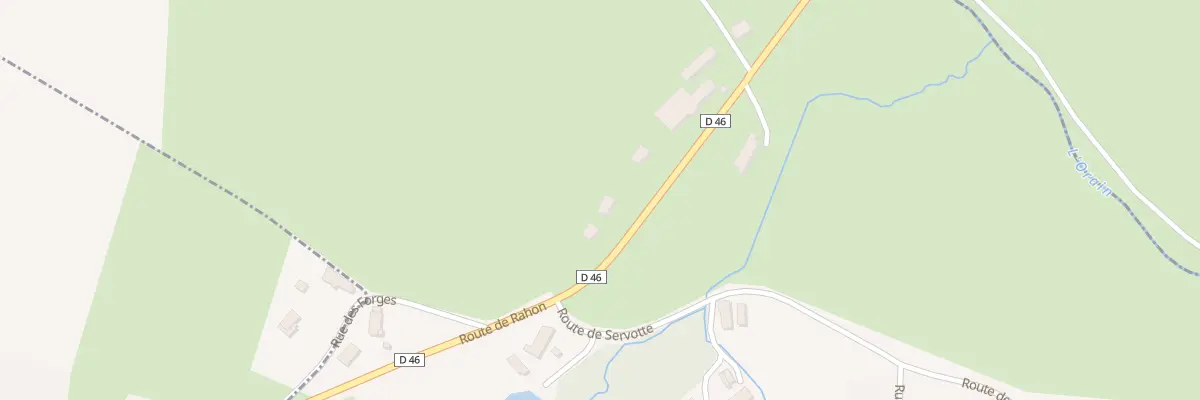 Plan du 6 Rte de Rahon à Saint-Baraing