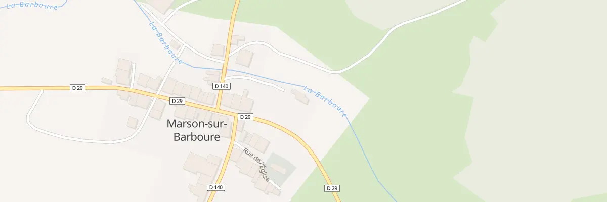 Plan du 9001 Che du Moulin à Marson-sur-Barboure