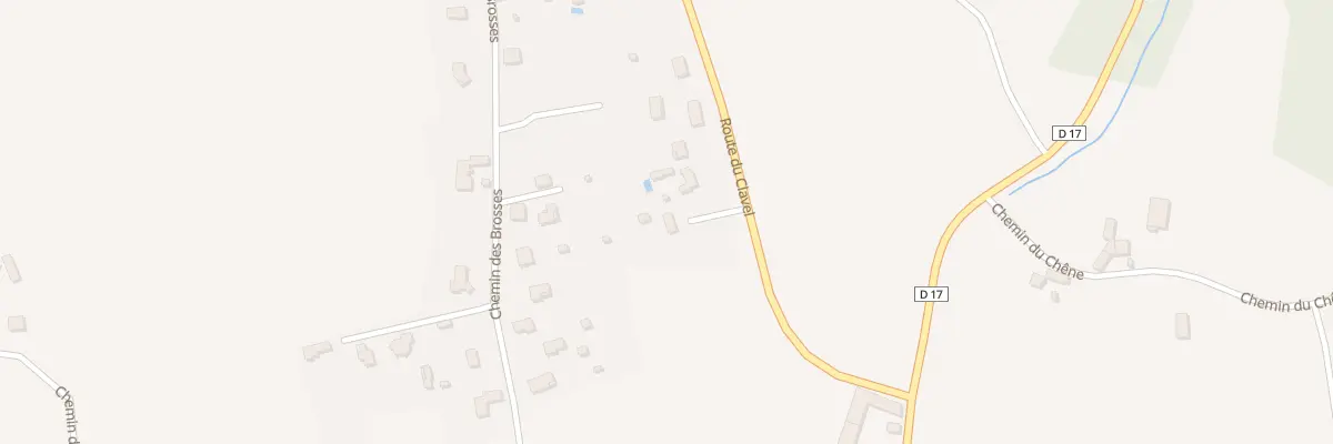Plan du 76 Rte du Clavel à Sainte-Blandine